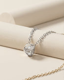 Portico Solitaire Pendant Necklace