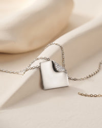 Aurora Scroll Pendant Necklace