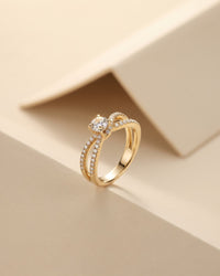 Celeste Crossover Ring