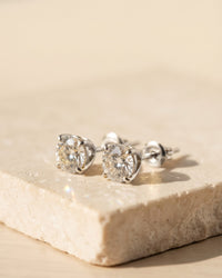 Luna Solitaire Studs