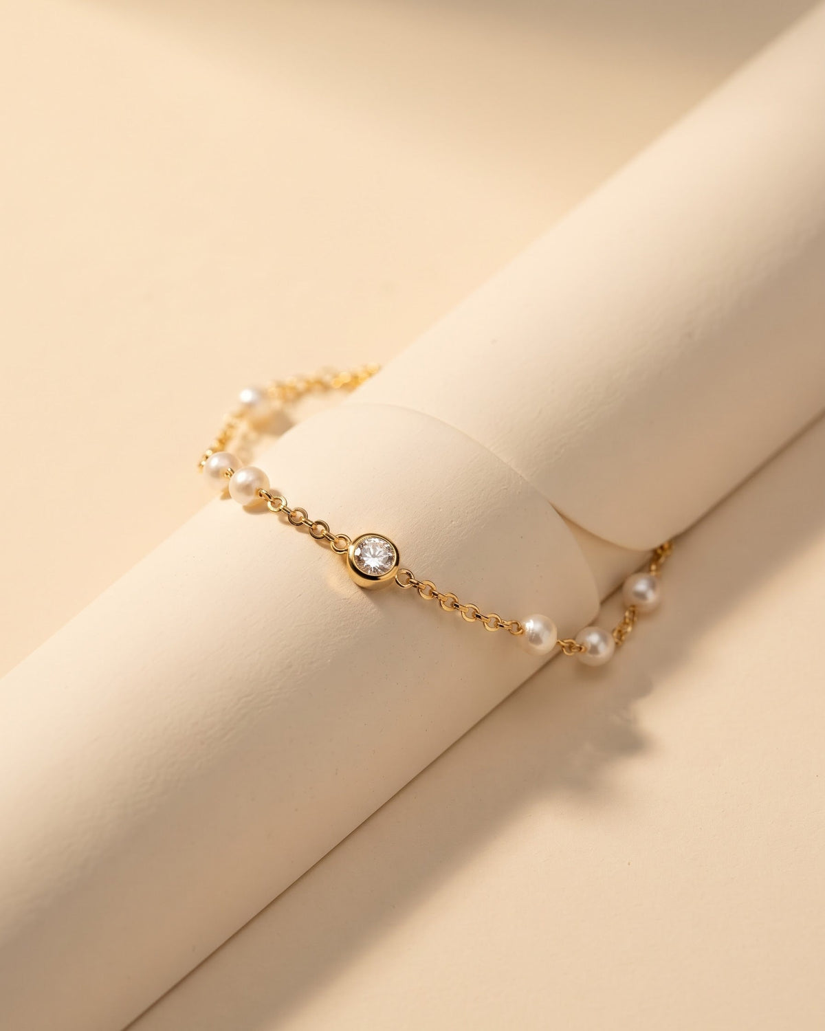 Terrace Pearl and Diamond Bracelet