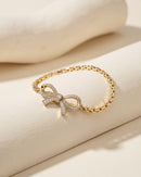 Vesper Bow Pendant Bracelet