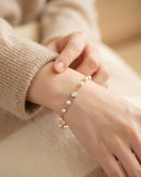 Terrace Pearl and Diamond Bracelet
