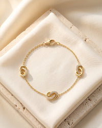 Celeste Oval Link Station Bracelet
