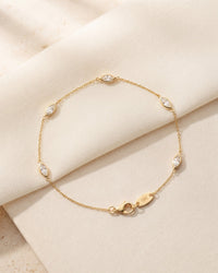 Bellatrix Marquise Station Bracelet