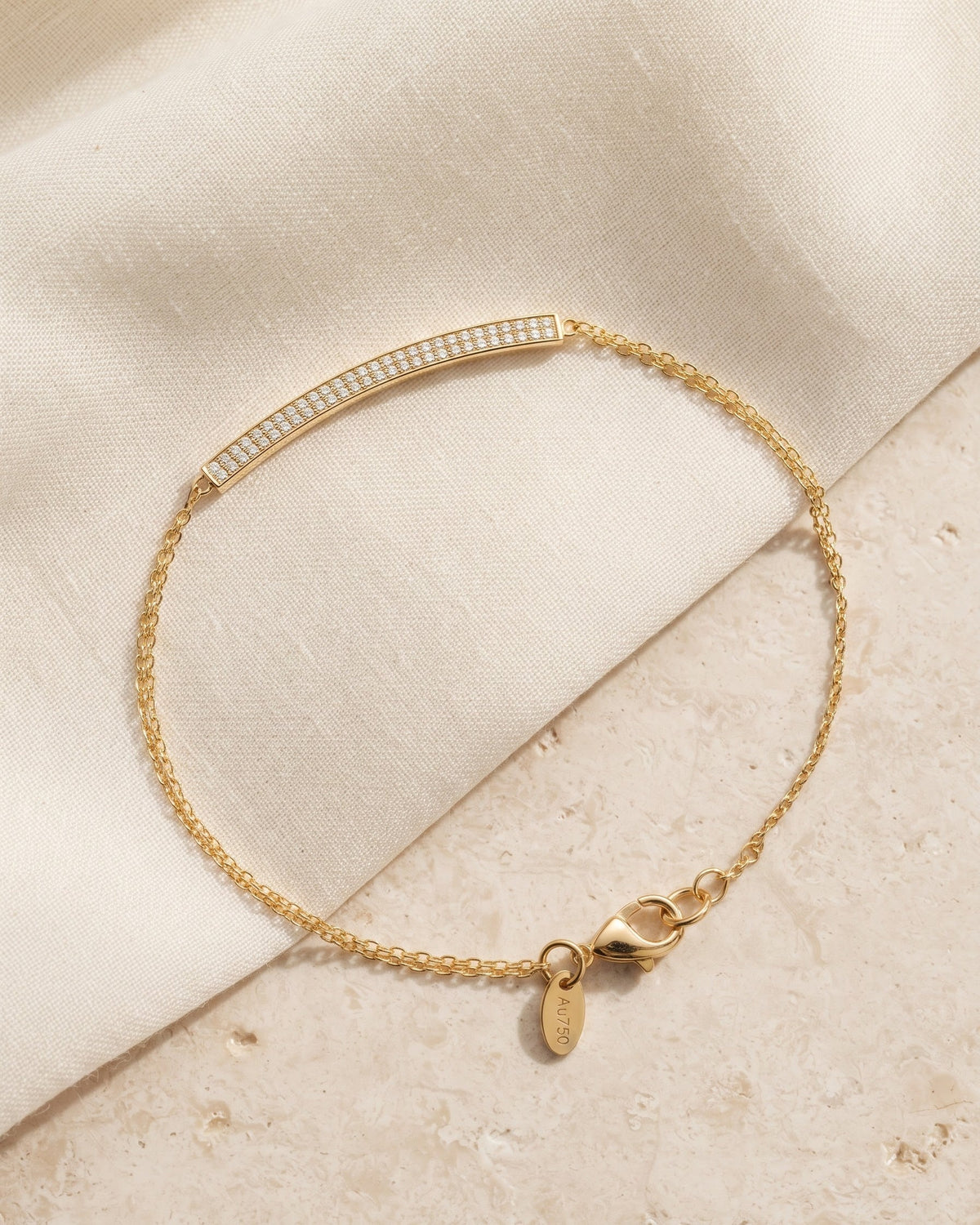 Cassini Pavé Bar Bracelet
