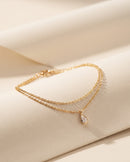 Equinox Pear Drop Chain Bracelet