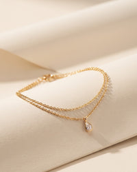 Equinox Pear Drop Chain Bracelet