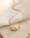 Pallas Marquise Bezel Necklace