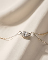 Pallas Marquise Bezel Necklace