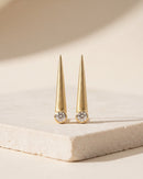 Rille Tapered Drop Earrings