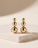 Luna Graduated Ball Drop Earrings