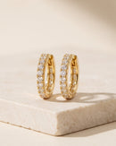 Astra Pavé Huggie Earrings