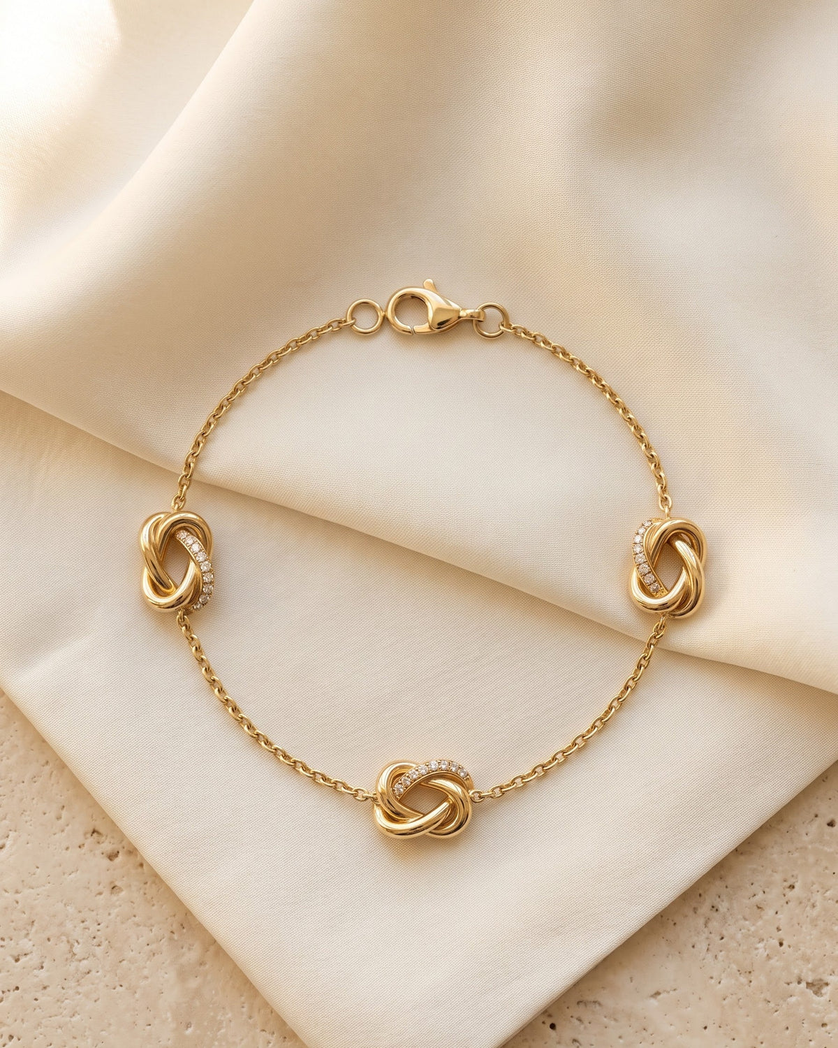 Prism Twisted Knot Station Bracelet