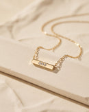 Nimbus Bar Diamond Necklace