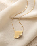 Aurora Scroll Pendant Necklace