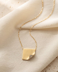 Aurora Scroll Pendant Necklace
