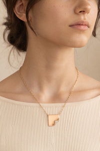 Aurora Scroll Pendant Necklace
