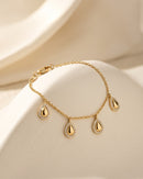 Meridian Teardrop Halo Bracelet