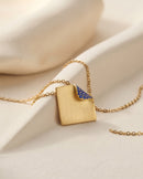 Aurora Scroll Pendant Necklace