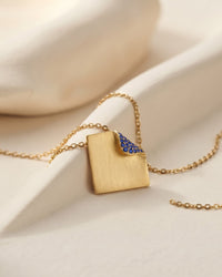 Aurora Scroll Pendant Necklace