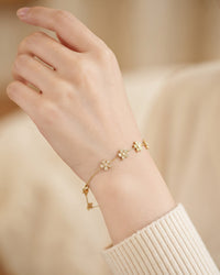Aster Flower Station Bracelet