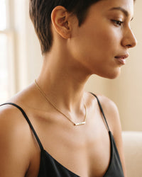 Nimbus Bar Diamond Necklace