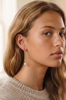 Rille Tapered Drop Earrings