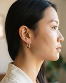 Tessera Diamond Huggie Earrings