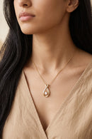 Estuary Open Teardrop Necklace