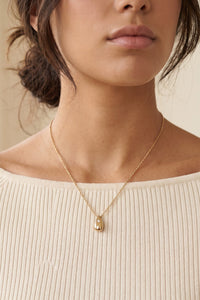 Halcyon Teardrop Solitaire Necklace